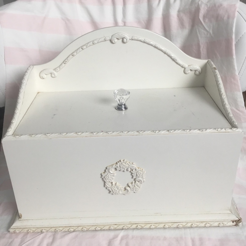 ✨Simply Shabby Chic Rachel Ashwell Toilet Paper Caddy Storage Organizer